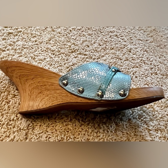 Blue Avanti summer shoes for women - Picture 3 of 9